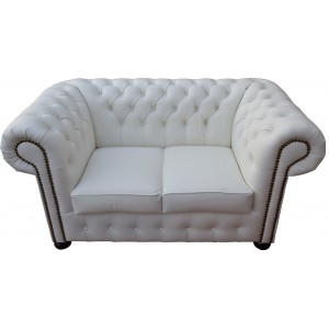 Sofa dwu-osobowa Chesterfield Classic skóra naturalna