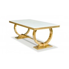 !duży!! Stół glamour stal złota polerowana SG 890 280cm/100cm