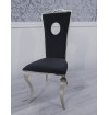 Krzesło Glamour Victoria  srebrne dowolny kolor
