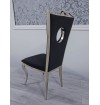 Krzesło Glamour Victoria  srebrne dowolny kolor