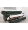 Sofa Chesterfield Classic DUO - Rozkładana skóra naturalna