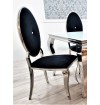 Jadalnia Glamour Stół 200/100 + 8 krzeseł Oval Premium