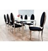 Jadalnia Glamour Stół 200/100 + 8 krzeseł Oval Premium