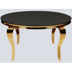 Stół glamour okrągły SG 780 złoty 130cm