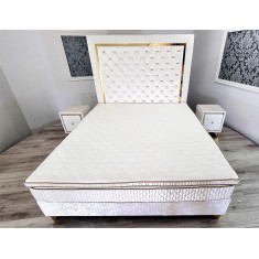 Sypialnia/ łóżko GALACTIC GOLD/WHITE 180cm